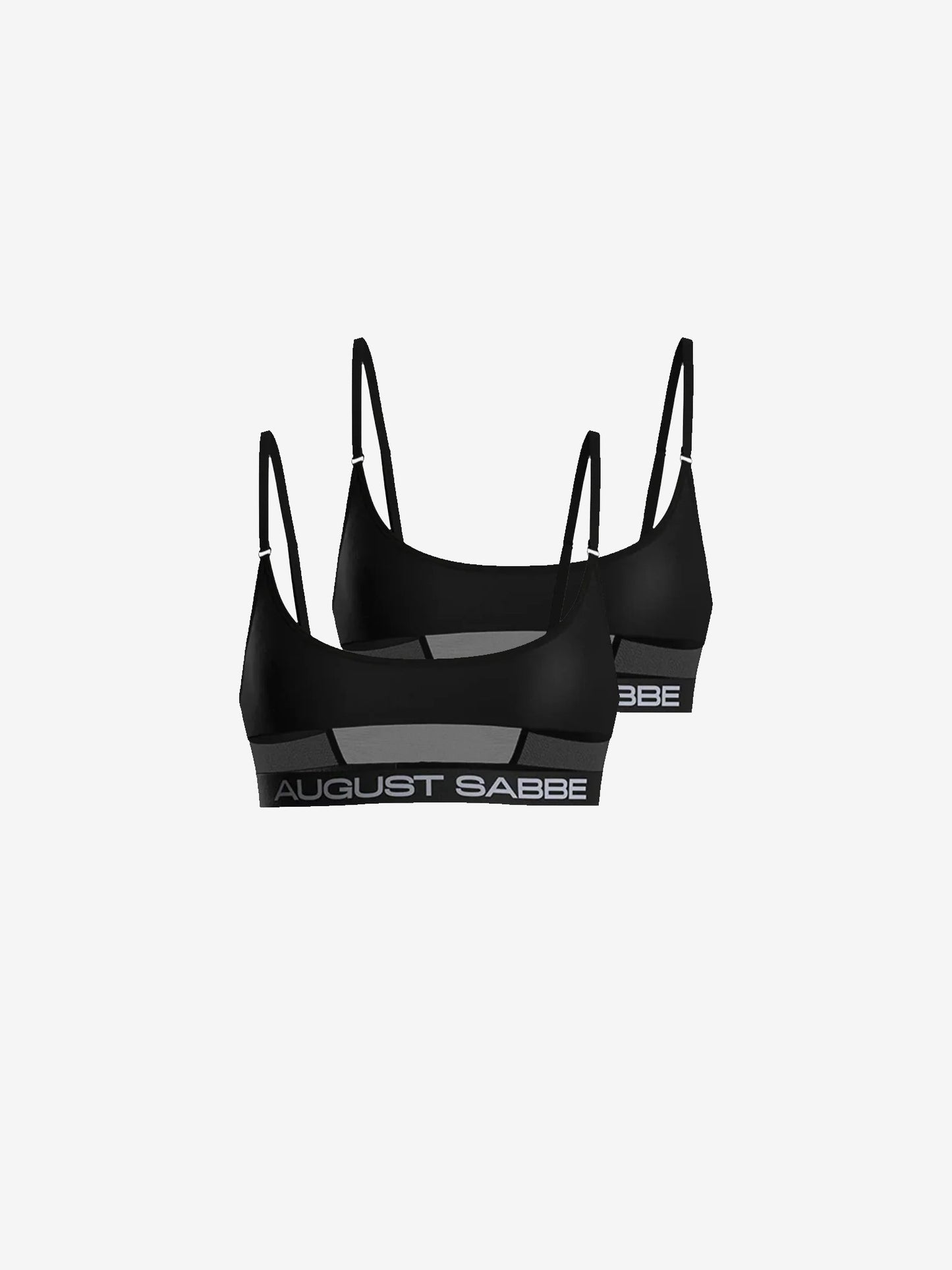 Sabbe Bralette, must, 2 paari