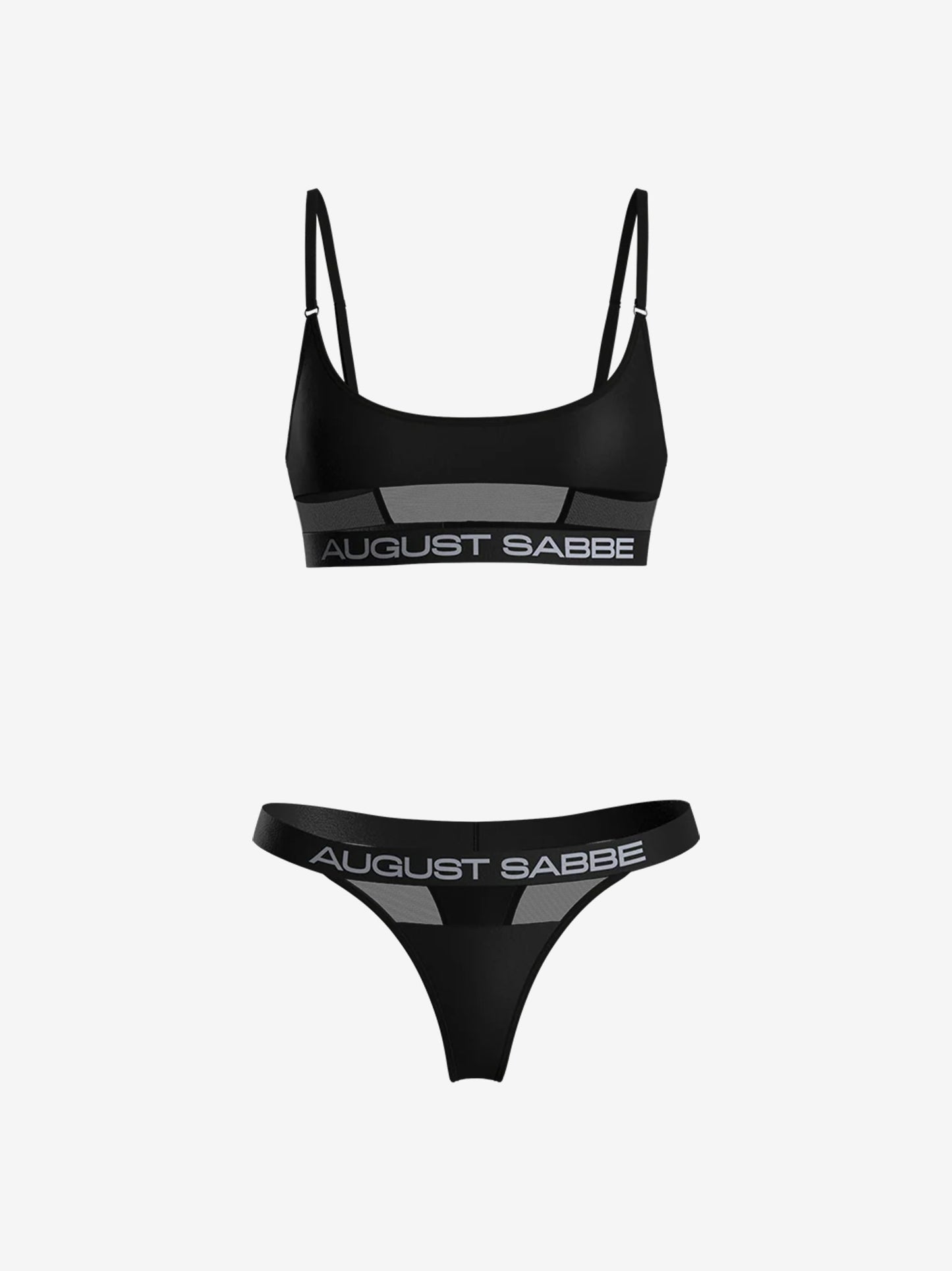 Sabbe Bralette & Stringid, must