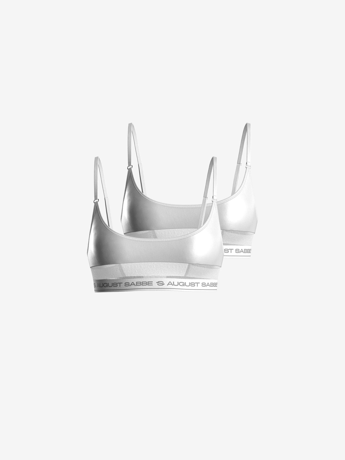 Sabbe Bralette, valge, 2 paari