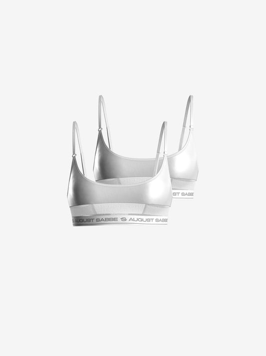 Sabbe Bralette, valge, 2 paari