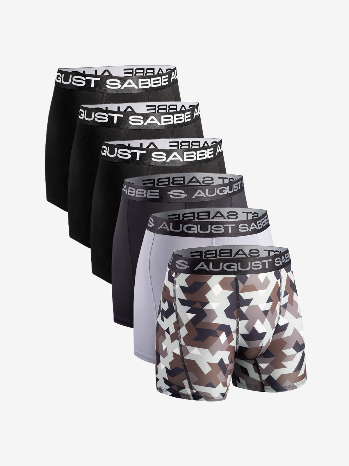 Igapäev must + Sport kamuflaaž, 6 paari