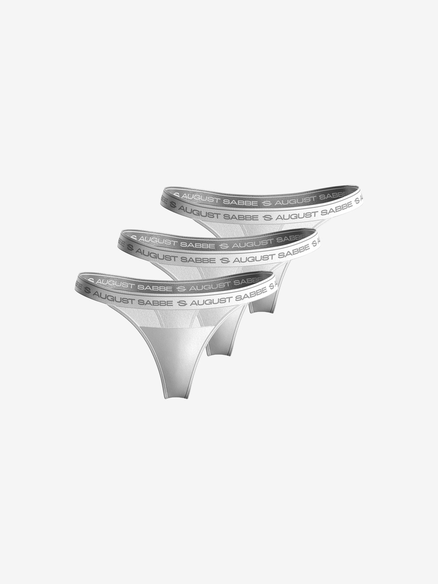 Sabbe Stringid, valge, 3 paari
