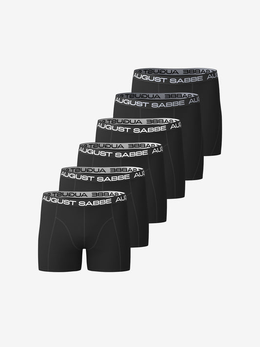 Sabbe 6-pakk: 4x Igapäev must, 2x Sport must